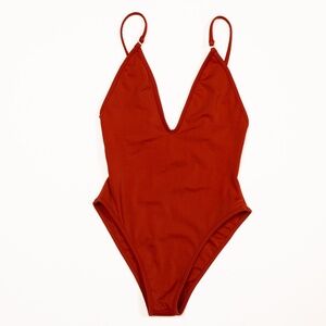Gooseberry Seaside Red Women's One Piece Swim Suit